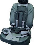 Кресло бескаркасное для перевозки детей в автотранспорте 9-36 кг, цвет черный.	
