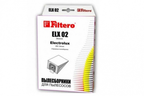 Filtero ELX 02 (4) ЭКОНОМ, пылесборники  