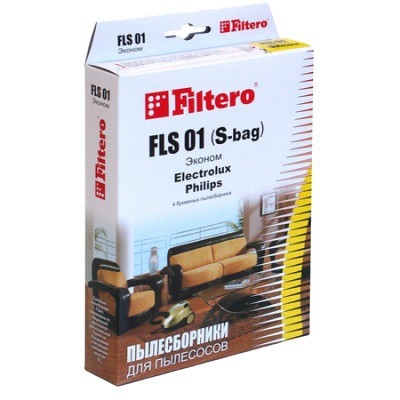 Filtero FLS 01 (S-bag) (4) ЭКОНОМ, пылесборники 