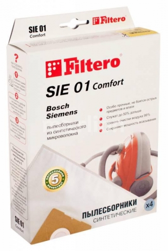 Filtero SIE 01 (4) Comfort, пылесборники 