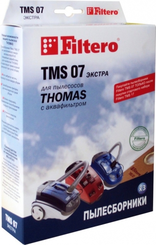 Filtero TMS 07 (3) ЭКСТРА, пылесборники для ТHOMAS