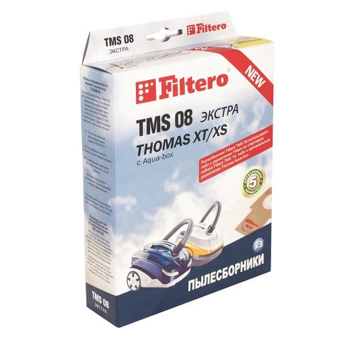 Filtero  TMS 08 (3) ЭКСТРА, пылесборники для ТHOMAS XT/XS