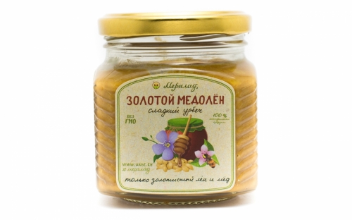 Золотой медолён (урбеч из золотого льна + гречишный мёд )