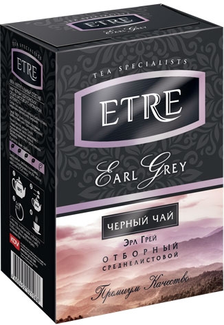 ТВ779 Чай Etre Earl Grey черный среднелистовой с бергамотом, 100 г.