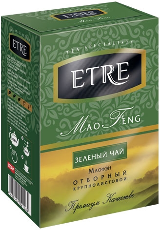 ТВ888 Чай Etre Mao Feng чай зеленый крупнолистовой, 100 г.