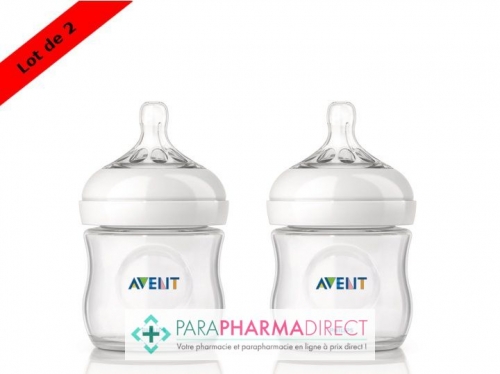 Avent Natural Biberon 0m+ 2x125ml Lot × 2