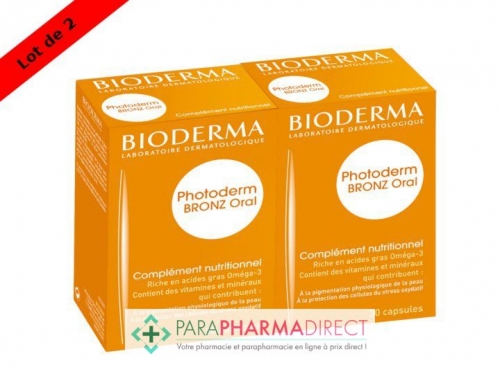 Bioderma Photoderm Oral 2x30 capsules Lot × 2
