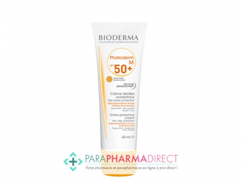 Bioderma Photoderm M SPF50+ Solaire Crème Visage Teintée Protectrice 40ml