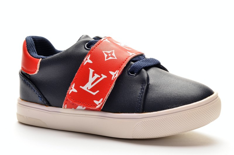 Sport + LV IC3808-52 Кеды детские син-красн иск кожа