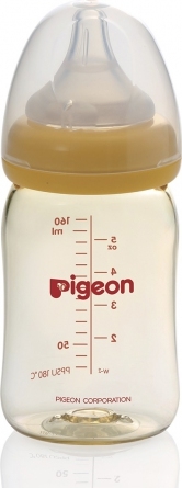 Бутылочка для кормления PIGEON Перистальтик Плюс с широким горлом 160мл, PPSU