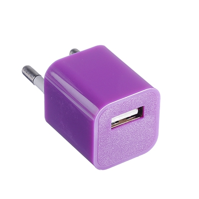 FORZA Зарядное устройство USB, 220В, 1.0A, куб, разные цвета