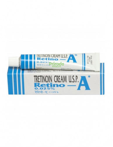 Крем для здоровой кожи Третиноин, Retin-A Tretinoin 0,025%, 20 г (синий)