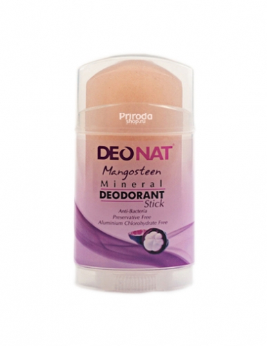 Минеральный дезодорант стик ДеоНат с экстрактом мангостина, 100 г