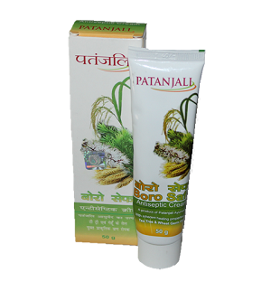 Крем антисептик аюрведический Боро сейф, Boro Safe Antiseptic Cream, Патанджали, 50 г