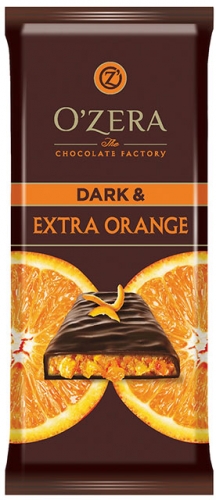 М--ОС823 Шоколад O`Zera Dark & Extra Orange, 90 г.