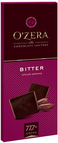 ОС801  Карт уп. Шоколад O`Zera Bitter 77, 7%