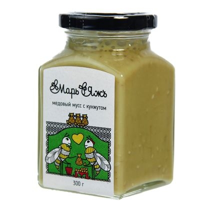 Медовый мусс Марь&Яжъ с тахини (кунжутом) 300г. BestTea
