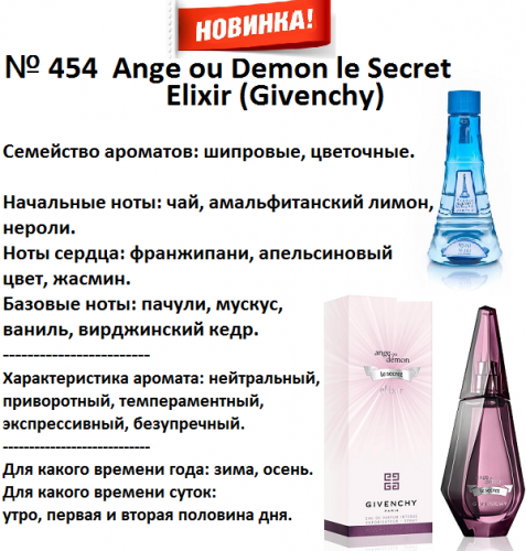 Ange ou Demon le Secret Elixirt (Givenchy) 100мл версия аромата