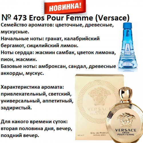 Eros Pour Femme (Versace) 100мл версия аромата