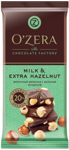 ПШ504 Шоколад O`Zera Milk & Extra Hazel