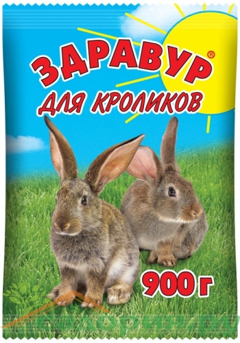 премикс Здравур для Кроликов 900 г/10 шт В/Х