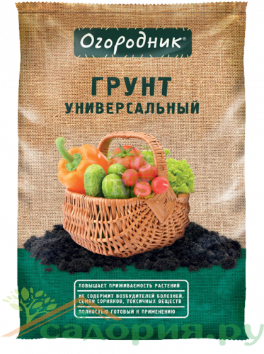 Грунт ФАСКО Огородник Универсал 22 л / 1шт/52шт