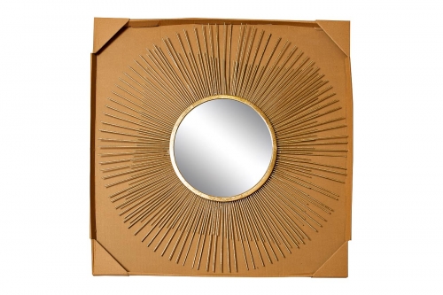 Зеркало декоративное золотое 70,5х70,5х1,9 см,
