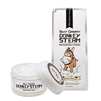 Молочный паровой крем для лица Elizavecca Donkey Piggy Silky Creamy Donkey Steam Moisture Milky Cream - 100мл