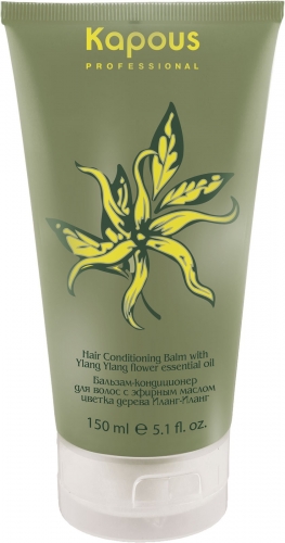 Kapous ИЛ Бальзам-кондиционер ля волос с эфирным маслом цветка дерева Иланг-Иланг 200 мл