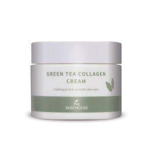 Успокаивающий крем на основе коллагена и экстракта зелёного чая Green Tea Collagen Cream 50мл