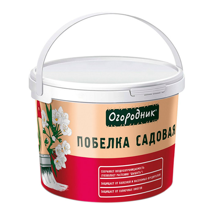 Сад. побелка Огородник ЖИДКАЯ, ведро 3,5 кг/ 1 шт (паллет 96 шт) Фаско