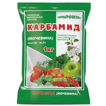 Уд. Пермь Карбамид (мочевина) 1кг/ 20 шт ПермАгробизнес (зеленая упаковка)