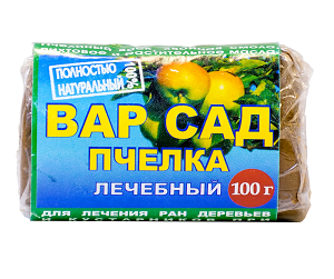 Вар садовый Пчелка 100 гр / 30шт Башинком (на основе пчелиного воска)