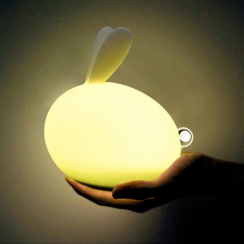 Детский ночник с LED подсветкой Кролик 7 цветов