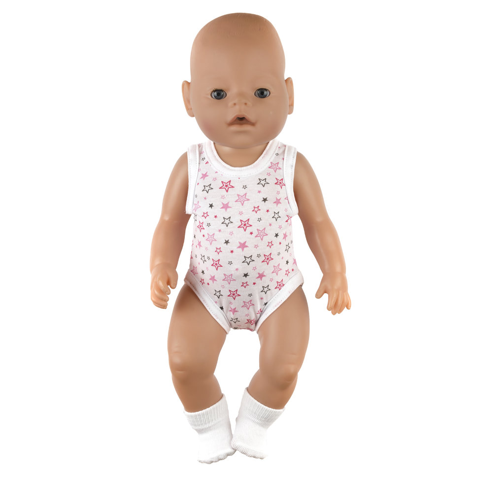 Боди и юбка одежда для куклы типа Барби 29 см