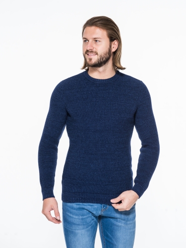 Пуловер мужской вязанный длинный рукав