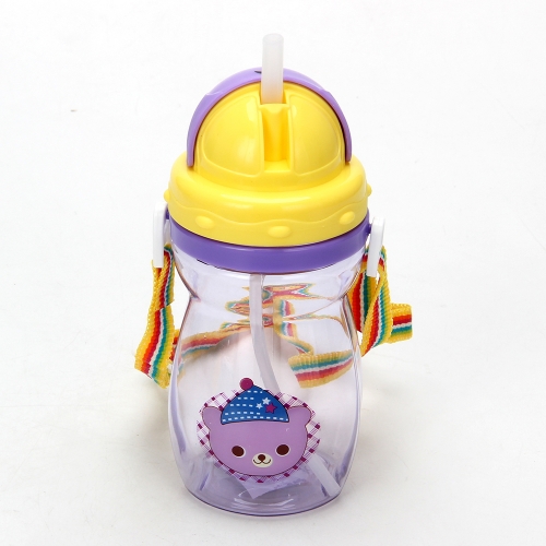 Бутылочка детская 420 мл, пластик, 3 дизайна