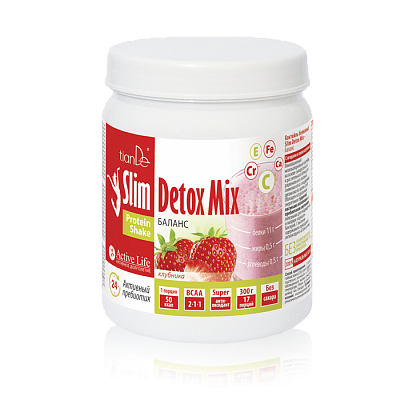 Коктейль белковый Slim Detox Mix – баланс 300 гр Код 195419