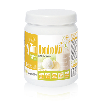 Коктейль белковый Slim Hondro Mix – в движении 300 гр Код 195418