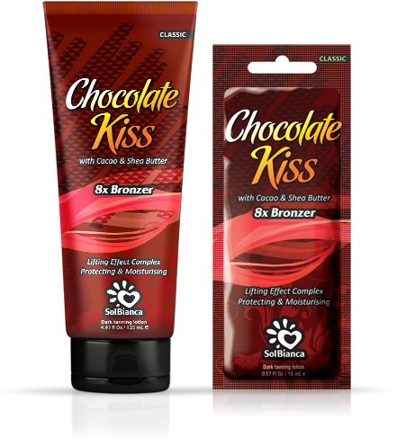 Крем для загара шоколадный поцелуй