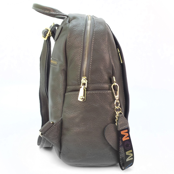 СКИДКА. Рюкзак Borgo Antico. Кожа. 7123/8819 grey
