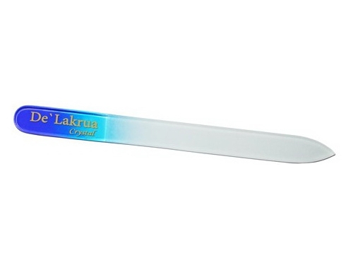 De Lakrua. № 625 Пилка хрустальная фиолетово-голубая 14 см.*3 мм.