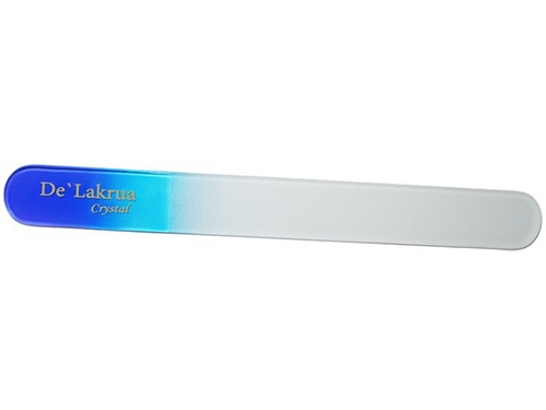 De Lakrua. № 635 Пилка хрустальная фиолетово-голубая 18 см.*3 мм.
