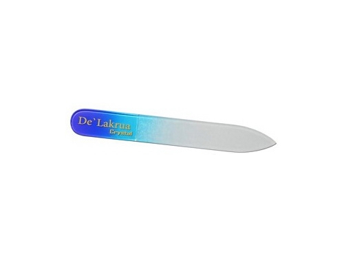 De Lakrua. № 605 Пилка хрустальная фиолетово-голубая 9 см.*2 мм.
