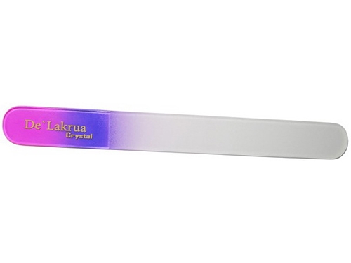 De Lakrua. № 634 Пилка хрустальная розово-фиолетовая 18 см.*3 мм.