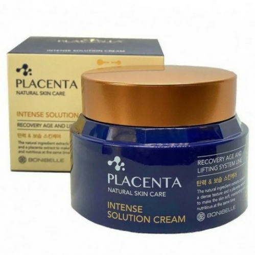 ENOUGH PLACENTA INTENSE SOLUTION CREAM Крем для лица омолаживающий с плацентой 80 мл