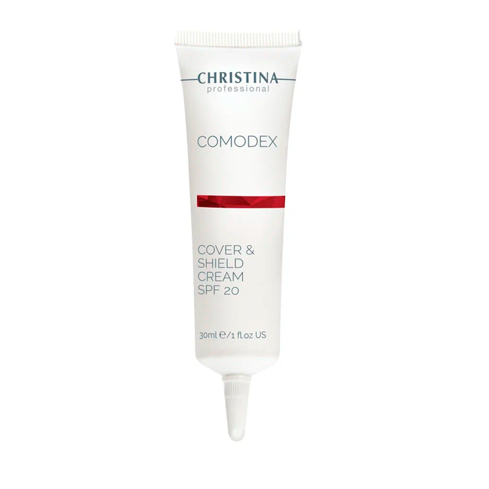 CHRISTINA Крем защитный с тоном SPF 20 / Cover & Shield Cream Comodex 30 мл