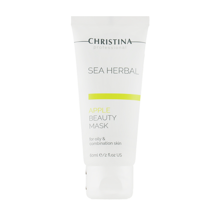 CHRISTINA Маска красоты яблочная для жирной и комбинированной кожи / Sea Herbal Beauty Mask Green Apple 60 мл