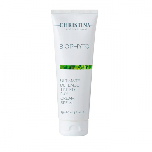CHRISTINA Крем дневной с тоном Абсолютная защита SPF 20 / Ultimate Defense Tinted Day Cream Bio Phyto 75 мл