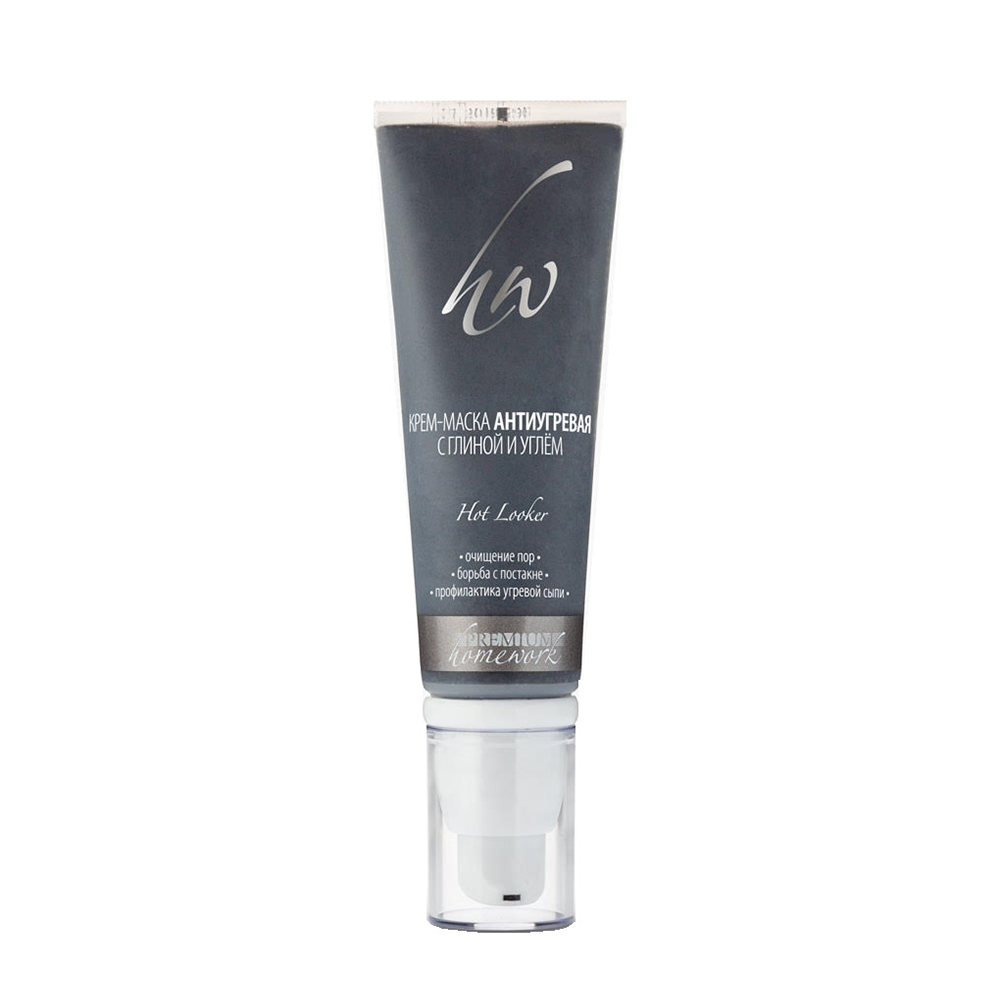 PREMIUM Крем-маска Антиугревая с глиной и углём / Homework 50 мл